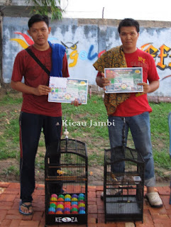 Juara 1 dan 2 kelas kenari Save