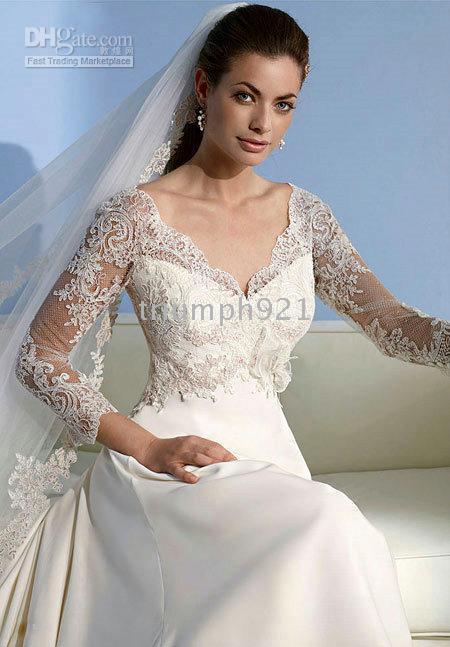 long sleeve wedding dresses 2011