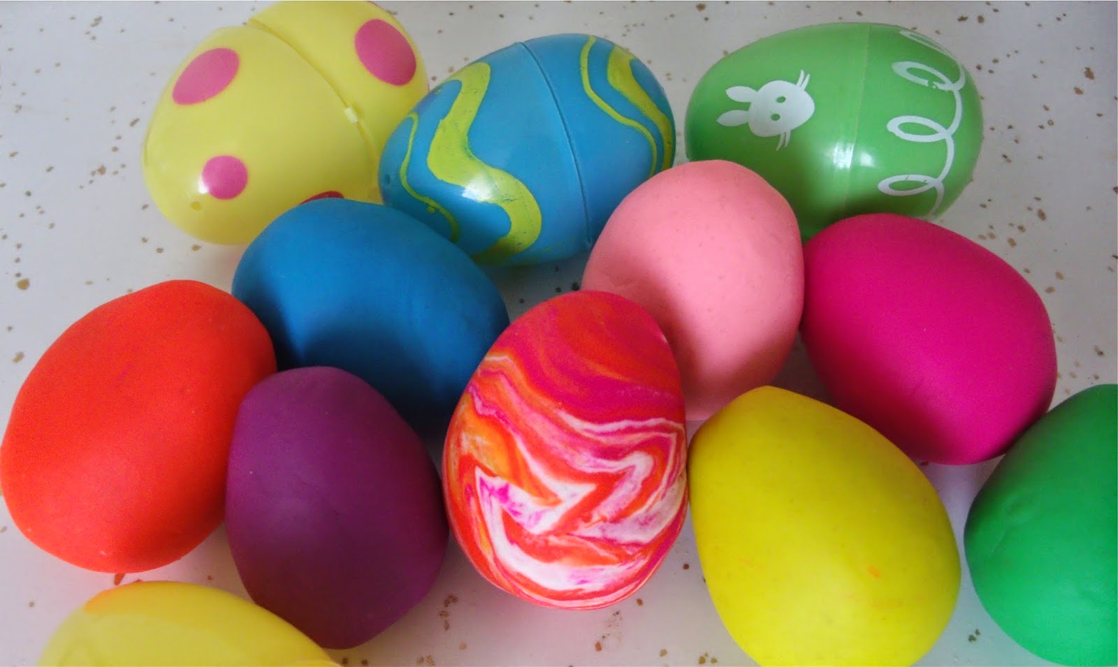  Play Doh Easter eggs