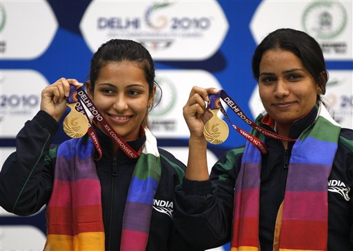 CWG 2010: Women shooters win 32st Gold for India