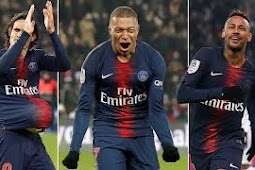 Paris St-Germain 9-0 Guingamp: Kylian Mbappe & Edinson Cavani ...