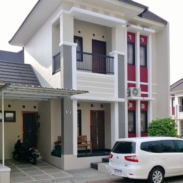 Gambar Rumah  2  Lantai  Minimalis Unik Cantik Menggemaskan 