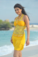 Kajal Agarwal Hot Beach Photos From Businessman