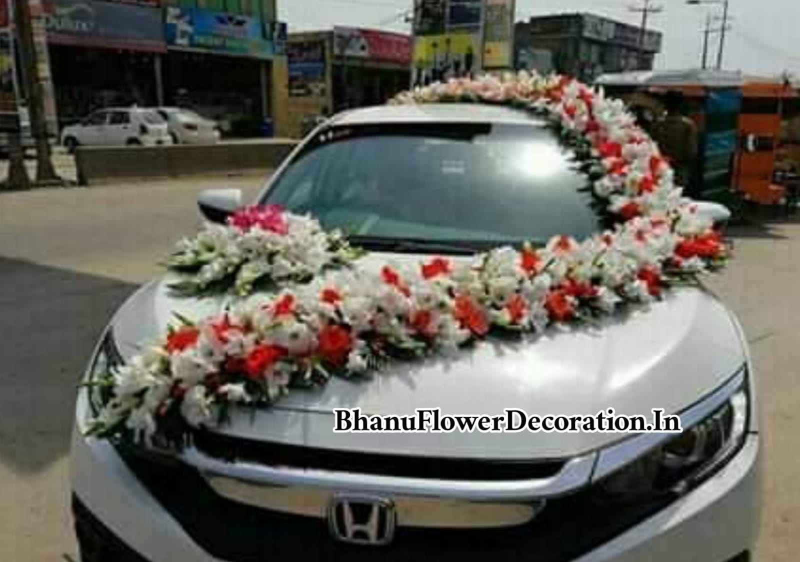 Wedding Car Decoration In Machilipatnam - Bhanu Flower Decoration