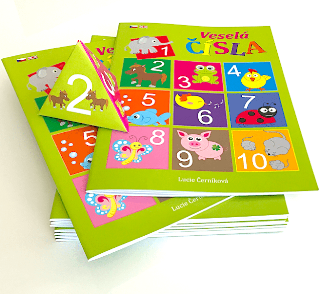 Veselá čísla -  vzdělávací knížka pro děti