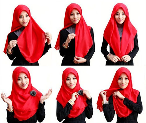 15 Cara Memakai Hijab Segi Empat Untuk Seharihari Praktis Mudah  Gaya Modern  Tutorial Hijab 