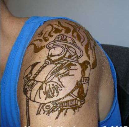 firefighter tattoos for girls. hair Henna tattoos on hands