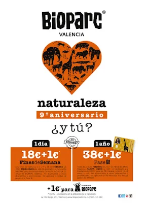 Este mes BIOPARC Valencia celebra 9 años de amor por la naturaleza