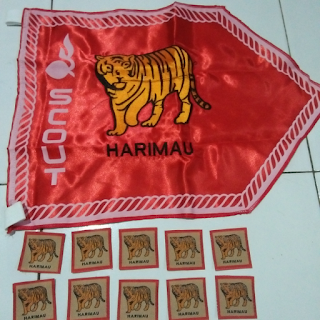 Bendera Regu Pramuka-Harimau