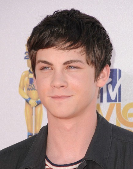 Logan Lerman was spotted at the 2010 MTV Movie Awards held at the Gibson 