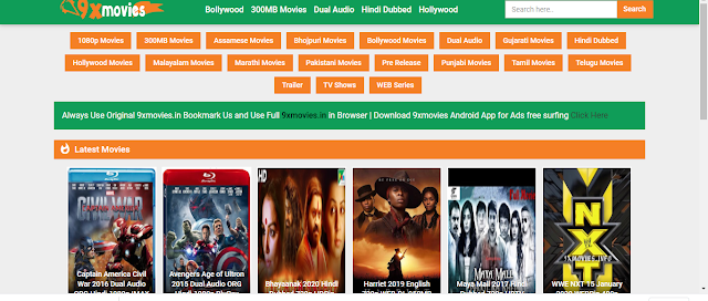 9x Movies | Download Bollywood, Hollywood, South Latest Movie In HD 1080p,720p, 300Mb