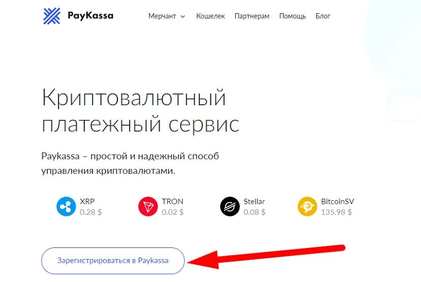 Регистрация в PayKassa pro