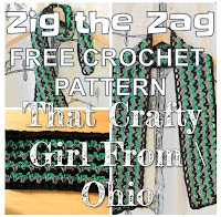 Zig the Zag Free Crochet Scarf Pattern From That Crafty Girl From Ohio