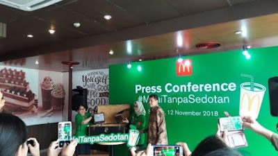 Kurangi Limbah Plastik, McDonald’s Indonesia Kampanyekan Tanpa Sedotan