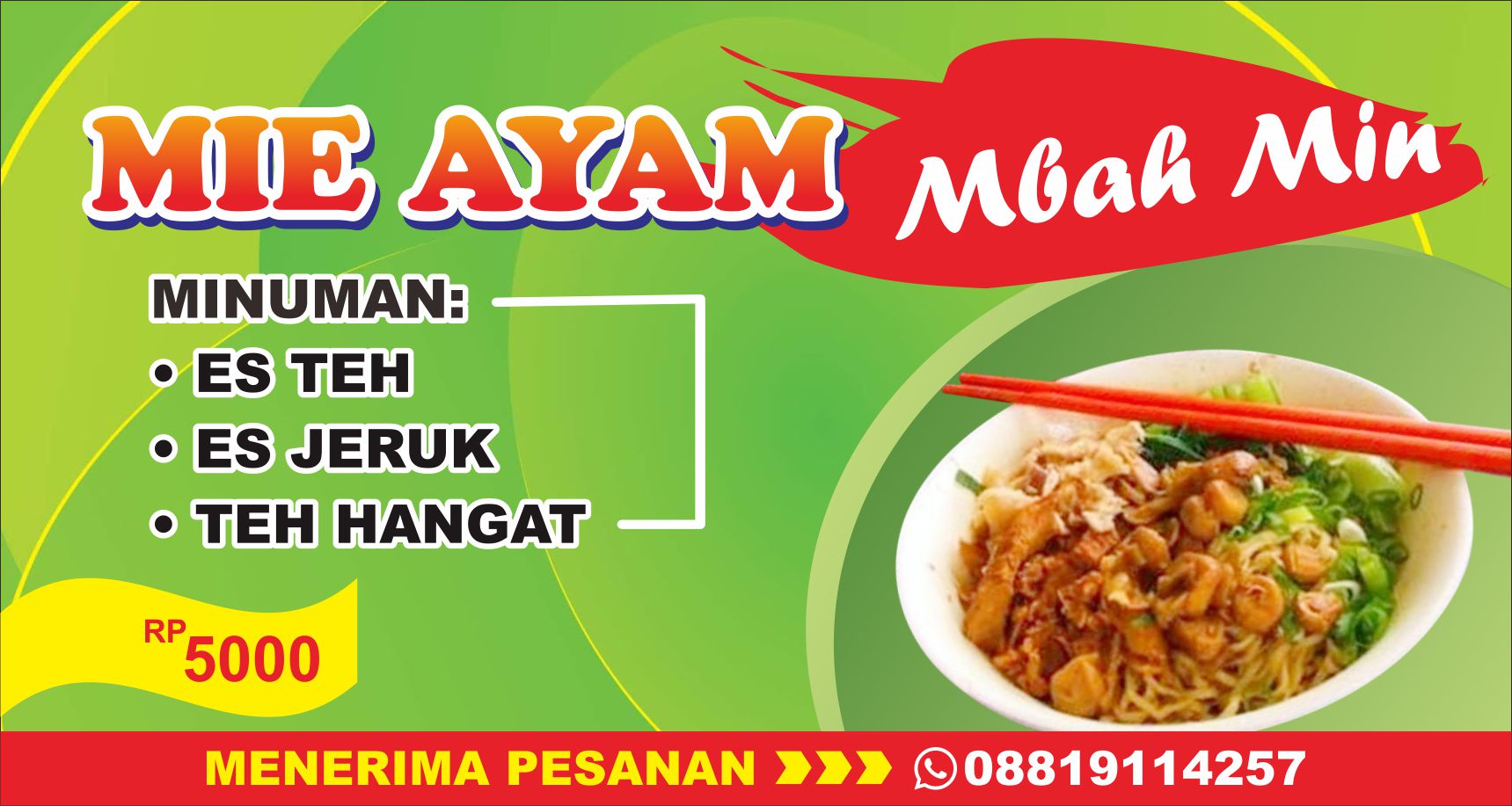 Contoh Gambar  Spanduk Warkop Jual Produk Banner Warung 