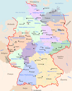 Mapa Mundi: Mapas da Alemanha