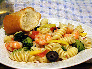 Shrimp Pasta Primavera