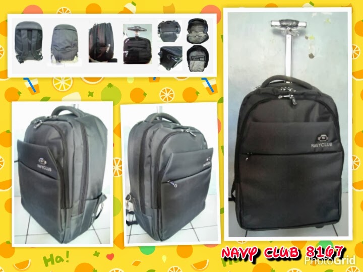 Tas Ransel Trolley Navy Club - Jual Tas Ransel,Koper,tas 