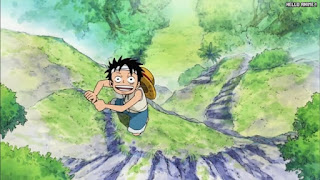 ワンピースアニメ 幼少期 493話 ルフィ かわいい Monkey D. Luffy | ONE PIECE Episode 493