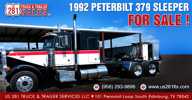 1992 peterbilt 379 sleeper truck for sale in south texas