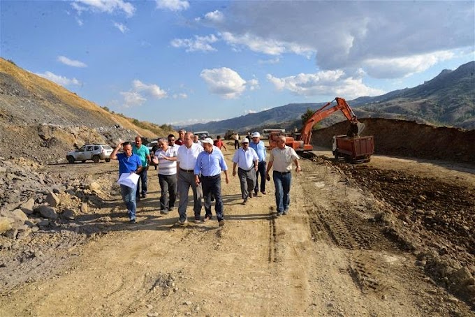 Bozkır Barajı ve Bozkır-Hadim Relokasyon Yolu İnşaatları İncelendi