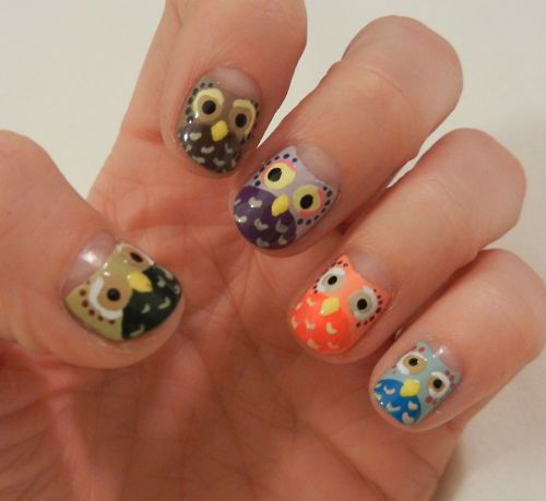 Owl Nail Art | Nailic