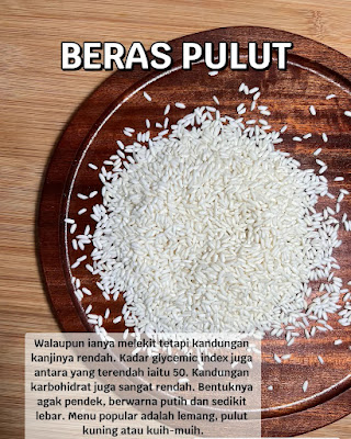 jenis-jenis beras, beras wangi, beras brasmathi, beras pulut , beras calrose