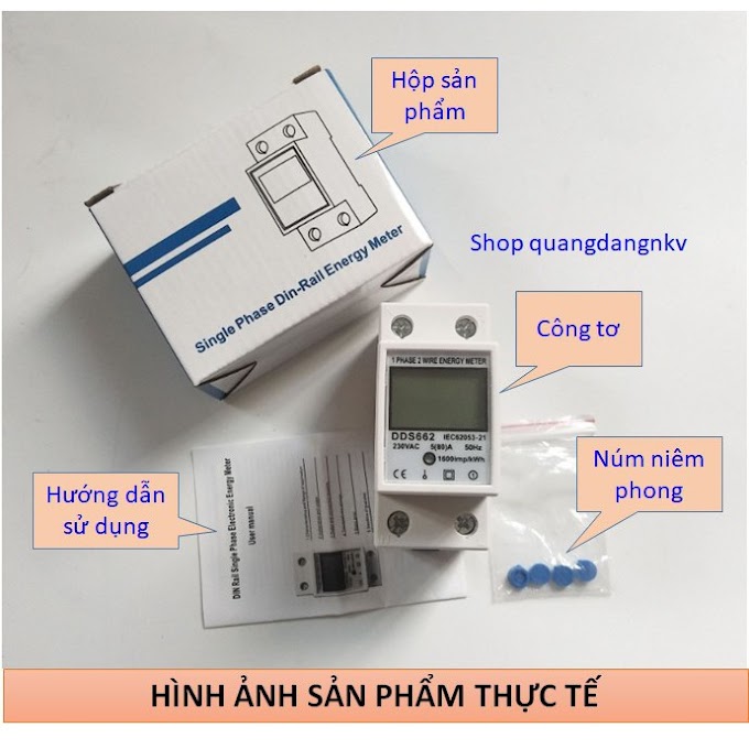 Công tơ điện tử 80A đo số điện tiêu thụ (kWh)