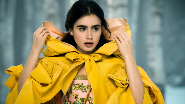 Lily Collins Stars HD Wallpaper