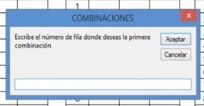 como generar combinaciones en excel