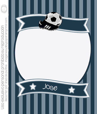 Invitación de fútbol para imprimir 