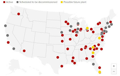Active, Decommissioned, Future Nuclear Power Plants
