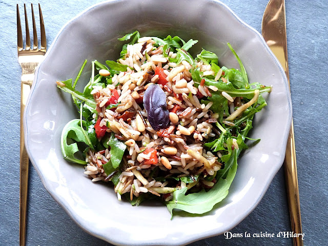 Salade de riz sauvage à l'Italienne