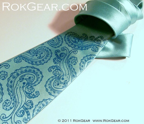 pacific northwest tree octopus hoax. Boys Octopus Clip-on Tie, $22