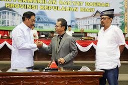 Ranperda  APBD TA 2019 Sebesar Rp 3,65 T Disepakati Pemprov dan DPRD Kepri Untuk Dijadikan Perda