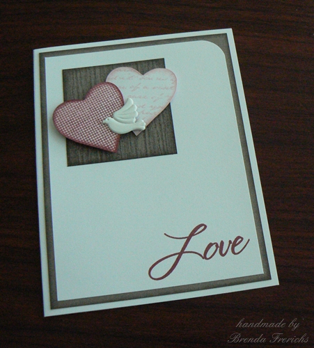 Crafting with Joanie Make a Simple  Anniversary  Card  Fast