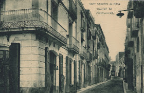 Calle de Montserrat en Sant Sadurní d’Anoia, 1955