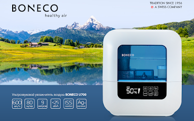 BONECO U700 tạo độ ẩm lý tưởng cho căn phòng vừa tốt cho hệ hô hấp, bảo vệ da