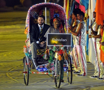 world cup 2011 opening ceremony Pakistan captain Shahid Afridi 8 