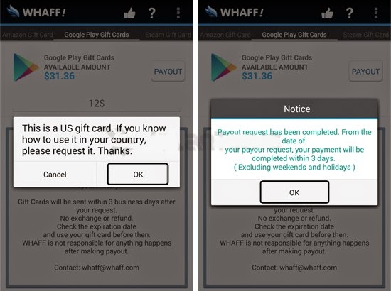 Menarikan Dollar dari Whaff ke Google Wallet