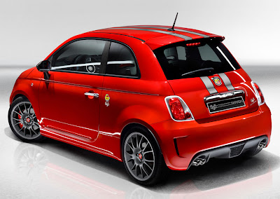 2009 Fiat 500 Abarth 695 Tributo Ferrari - Rear Side