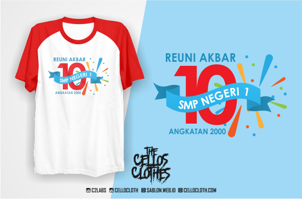  Desain Kaos Sablon Untuk Kaos Reuni Akbar Sekolah 