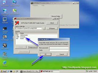 Cara Reset Password Windows Menggunakan Hiren's BootCD