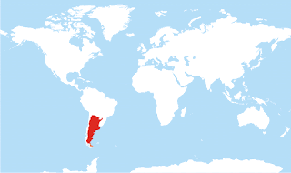 خريطة دولة الارجنتين