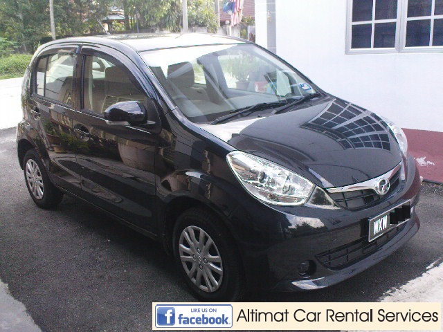 Altimat Car Rental: Senarai Kereta Sewa