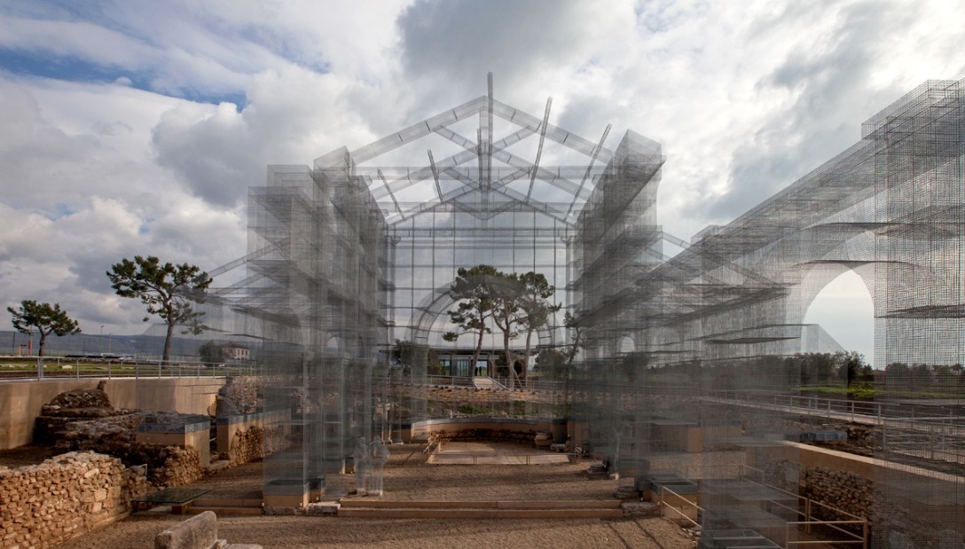 Artist creates a phantom basilica in Italy’s Puglia