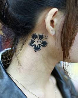 hibiscus flower tattoo 