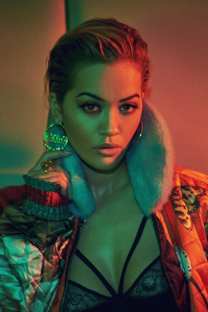Rita Ora hot in sexy lingerie Vanity Fair Italy magazine photoshoot