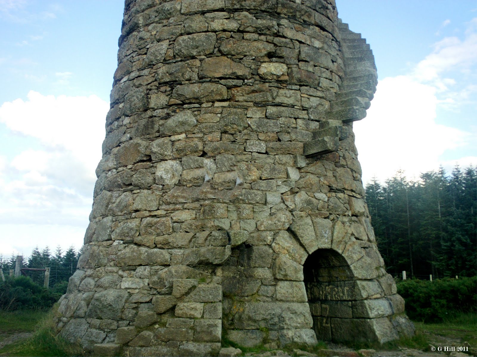 Ireland In Ruins Ballycorus Chimney  Co Dublin 