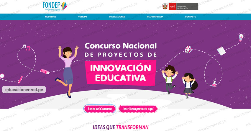 MINEDU y FONDEP lanzan concurso para promover innovación educativa